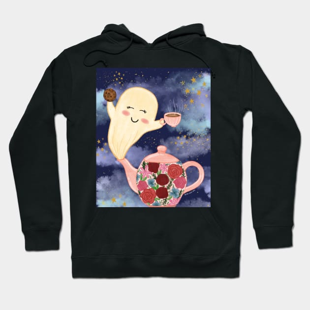 Ghosted teapot Hoodie by SanMade